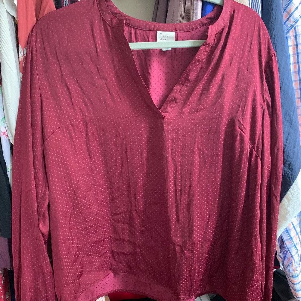 Cute red blouse